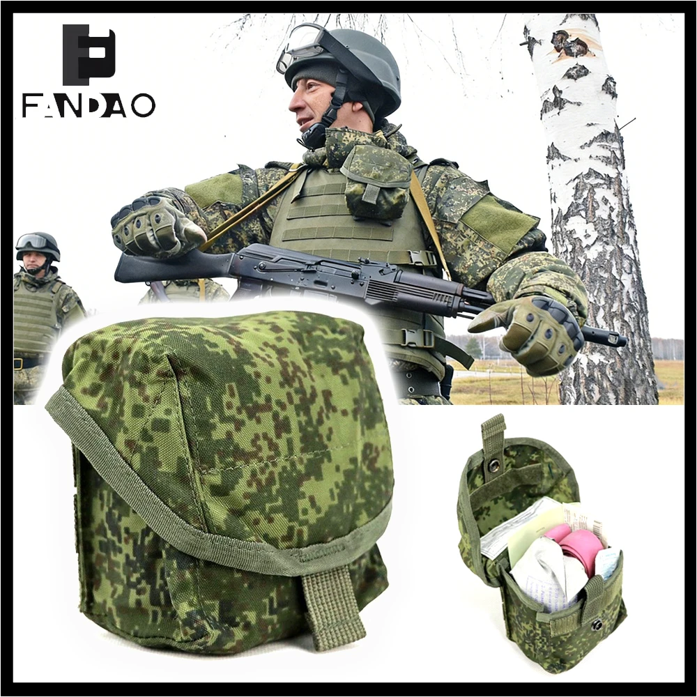 IFAK botiquín táctico ruso camuflaje con torniquete y vendajes - imagen 5