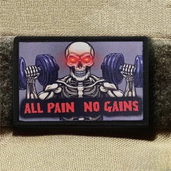 Parche táctico militar calavera con Velcro para mochila y ropa