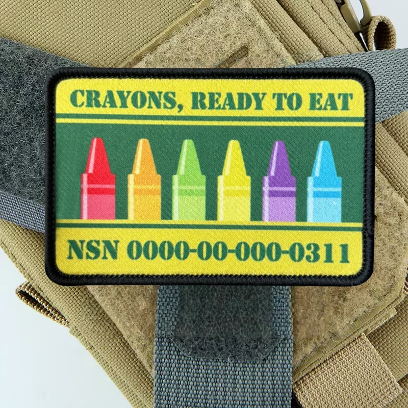 Parche táctico de velcro estampado para ropa y mochila - imagen 3