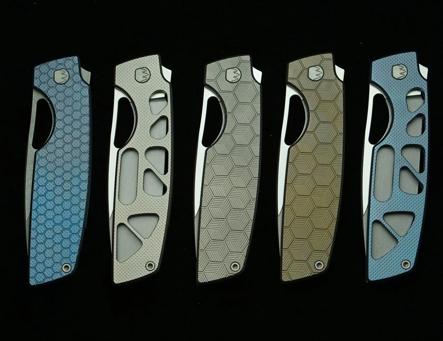 LEMIFSHE Cuchillo Plegable 154CM con Mango de Titanio EDC - imagen 3