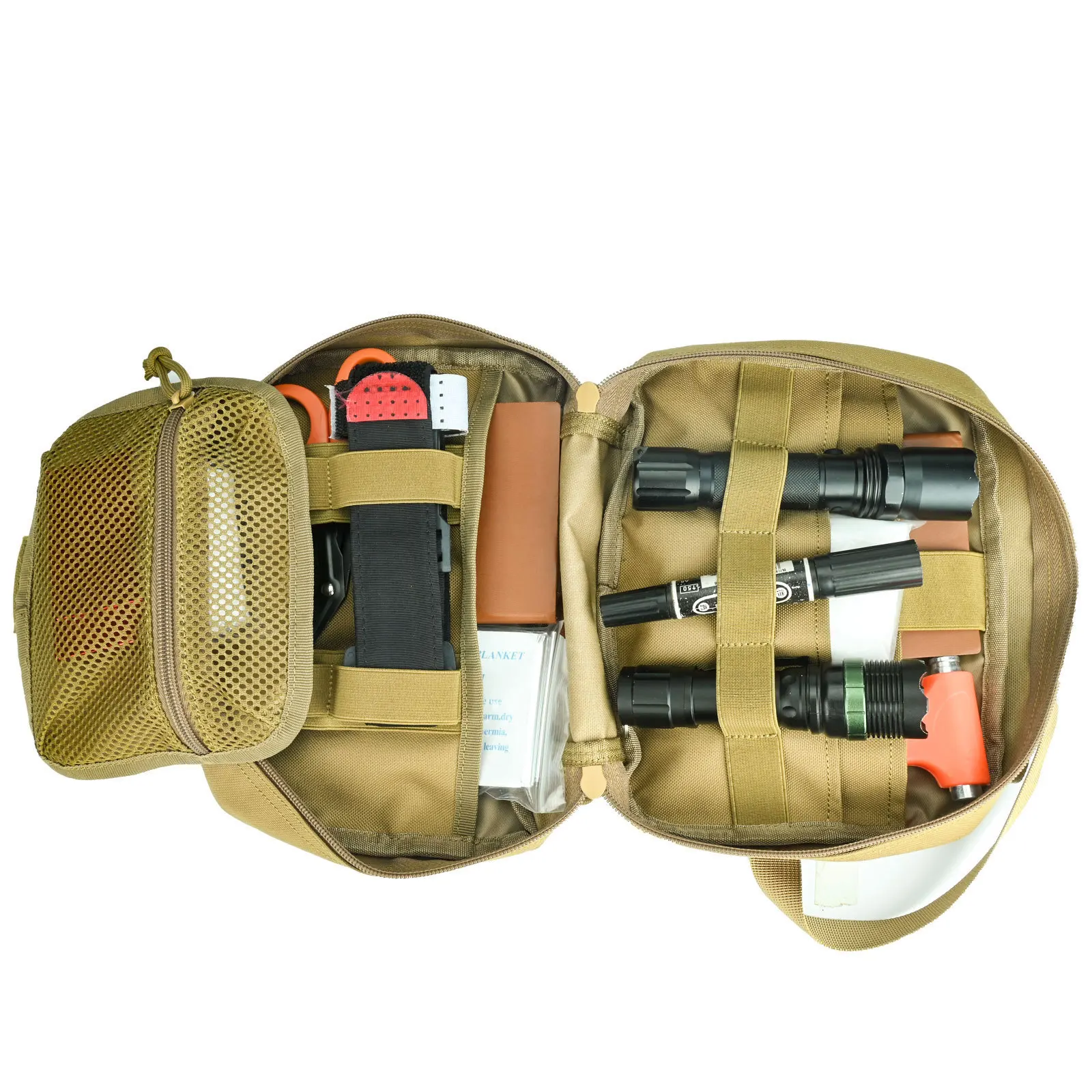 Bolsa médica táctica MOLLE para emergencias y primeros auxilios - imagen 3