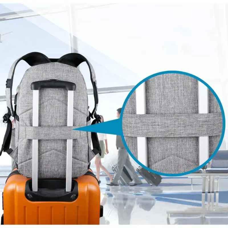 Mochila táctica antirrobo con puerto USB EDC alta capacidad - imagen 5