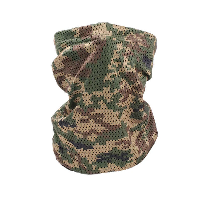 Pañuelo táctico de camuflaje para cuello con protección solar - imagen 2