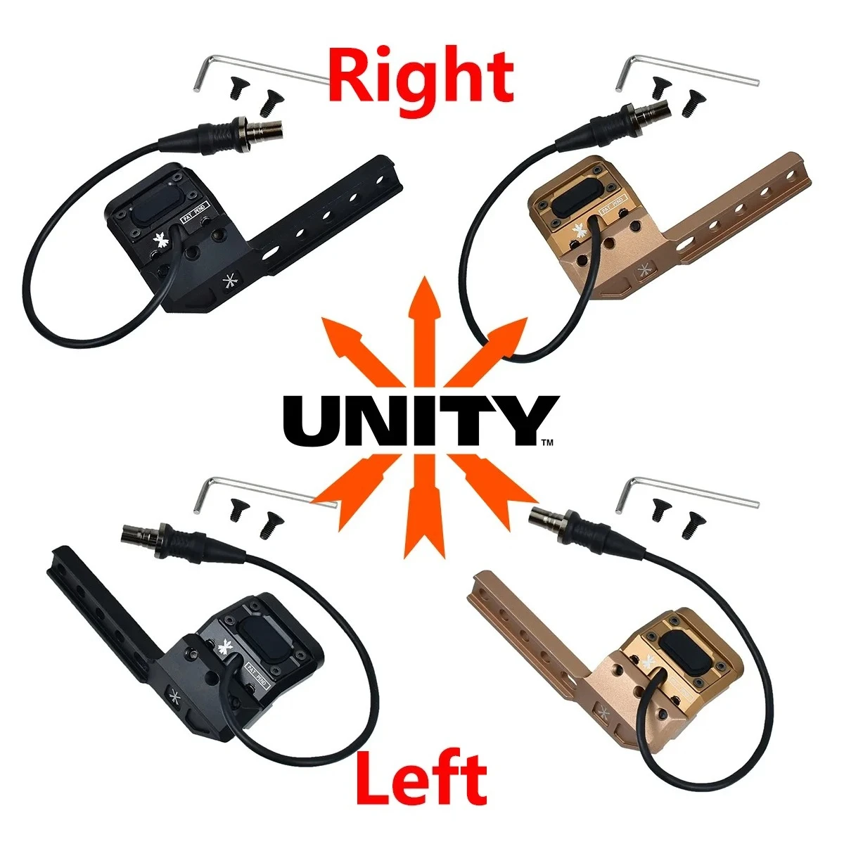 Unity Tactical soporte linterna táctica Modbutton presión M600/M300 - imagen 3