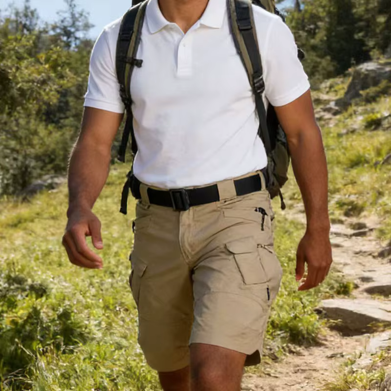 Pantalones cortos tácticos de hombre con múltiples bolsillos verano - imagen 2