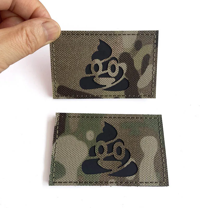 Parche bordado divertido diseño excrementos para ropa y mochila - imagen 3