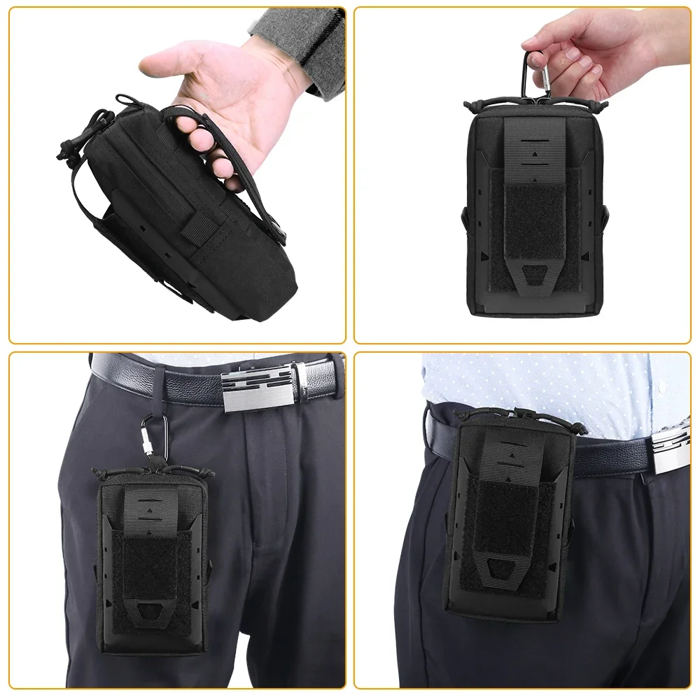 Bolsa táctica MOLLE para teléfono y EDC - riñonera outdoor compacto - imagen 3