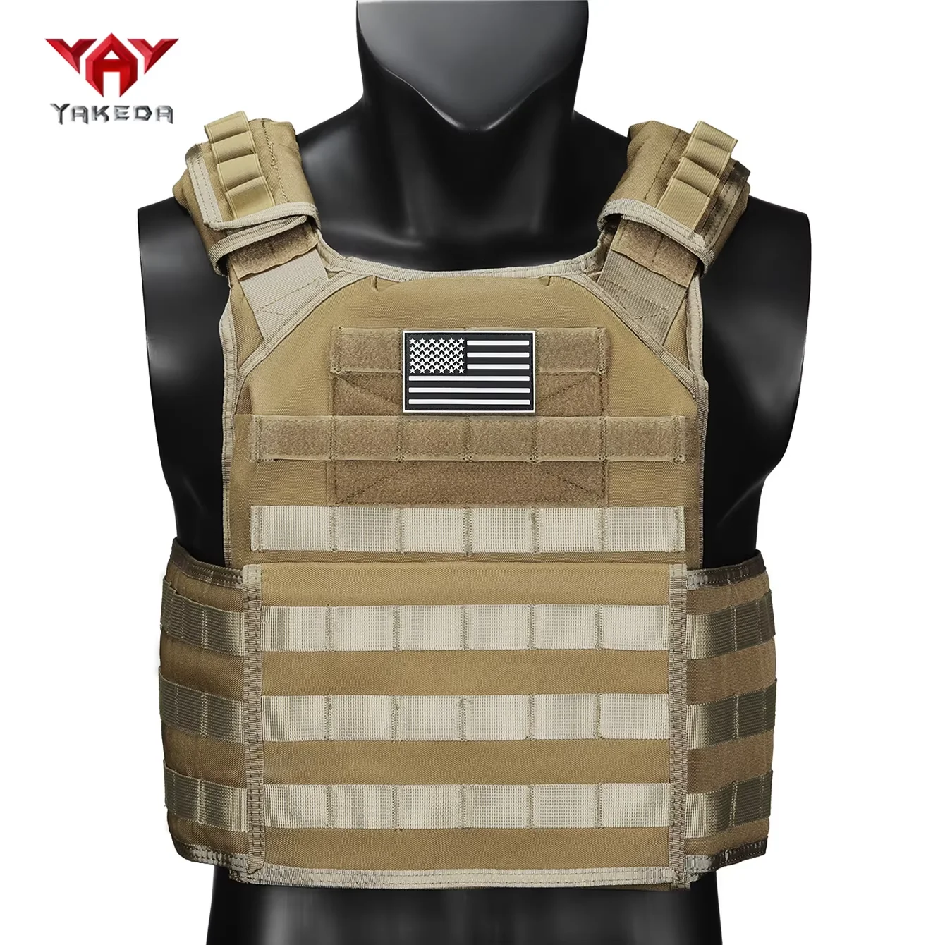 YAKEDA chaleco táctico ligero sistema MOLLE para exteriores - imagen 2