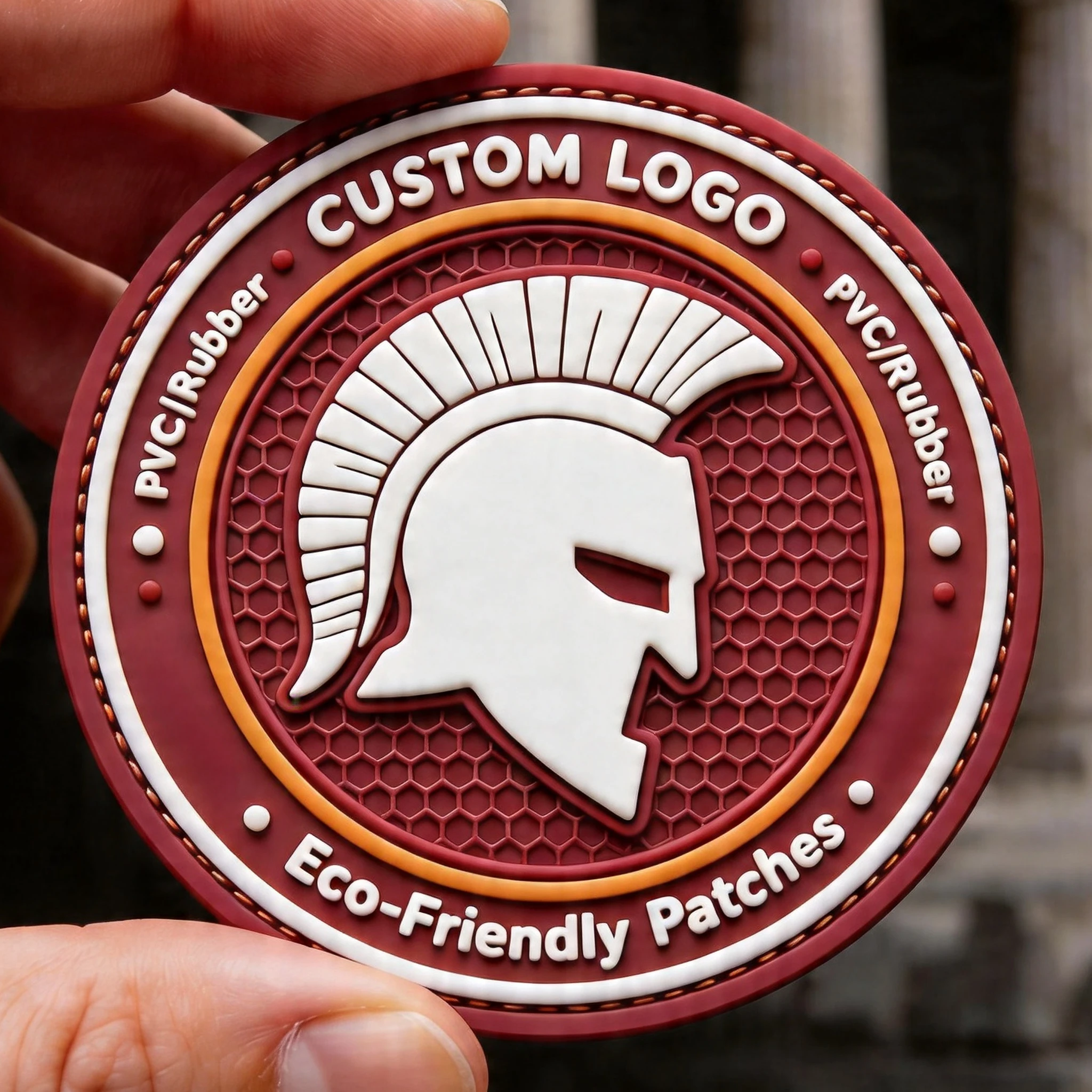 Parche táctico de PVC con logo 3D impermeable multicolor - imagen 5