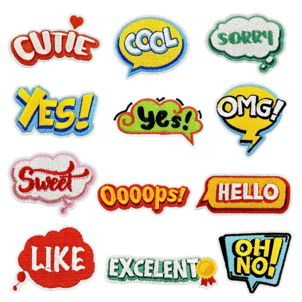 Wow Poof Bam parche bordado para planchar infantil - imagen 4