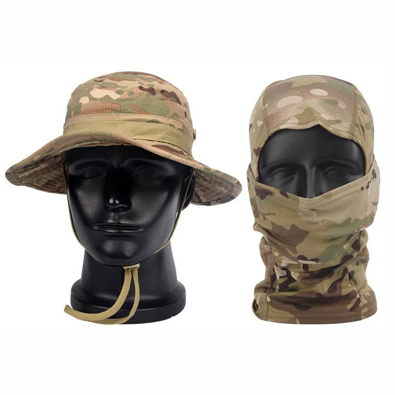 Gorra boonie táctica camuflaje con ala ancha y transpirable - imagen 3