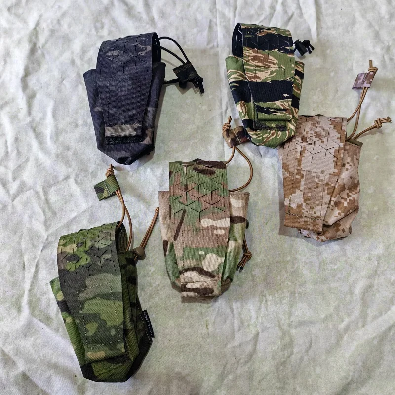 Bolsa táctica para radio y porta cargadores desmontable de nailon - imagen 5