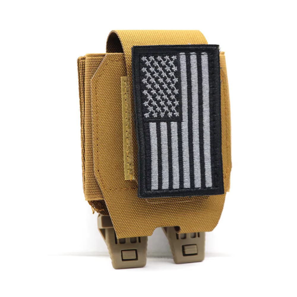 Funda Molle para esposas ASP con parche de bandera EE.UU.