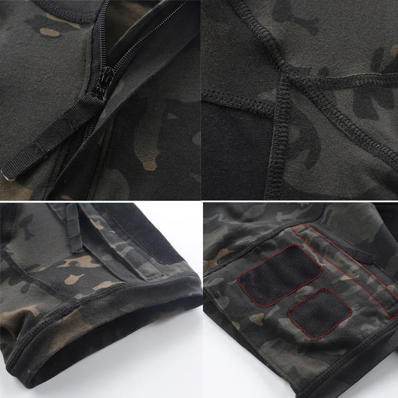 Camisa táctica manga corta camuflaje transpirable verano - imagen 3