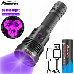 Linterna UV luz negra 60W recargable USB profesional
