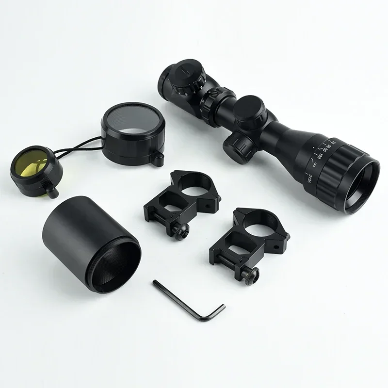 Mira telescópica táctica triiluminada con colimador para airsoft - imagen 5