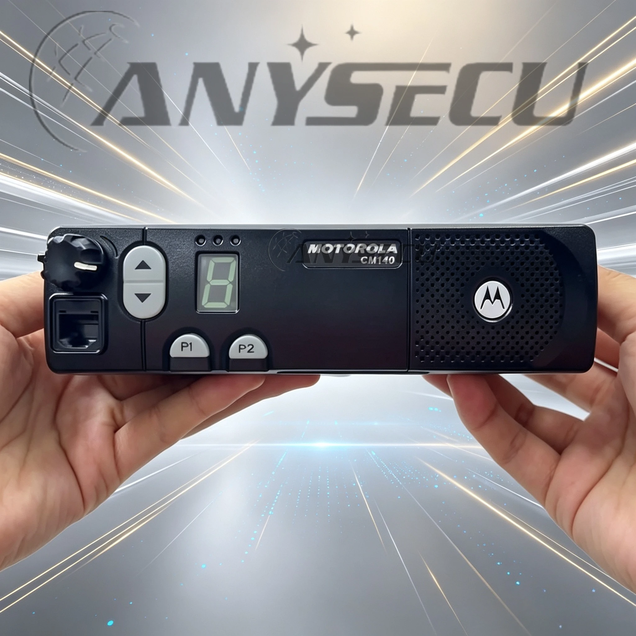 Radio móvil VHF/UHF Anysecu CM140 IP54 compatible Quick Call II - imagen 3