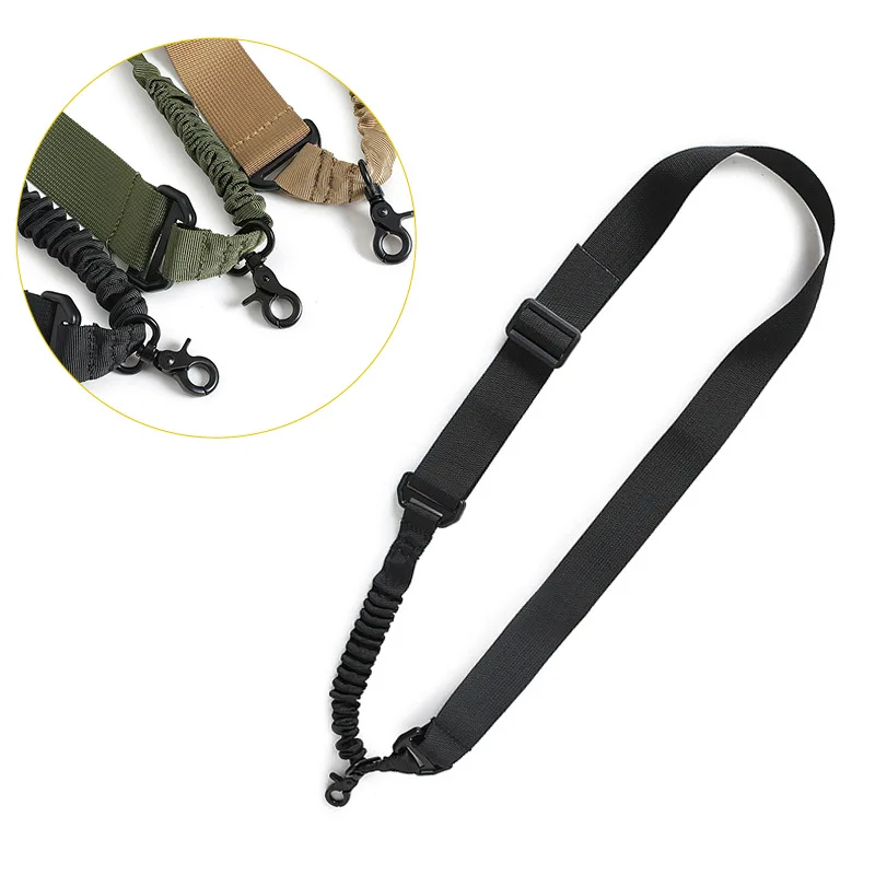 Correa táctica rifle Airsoft bungee liberación rápida ajustable - imagen 4