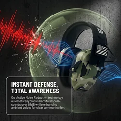 Orejeras electrónicas YHKEMA con amplificación y protección auditiva