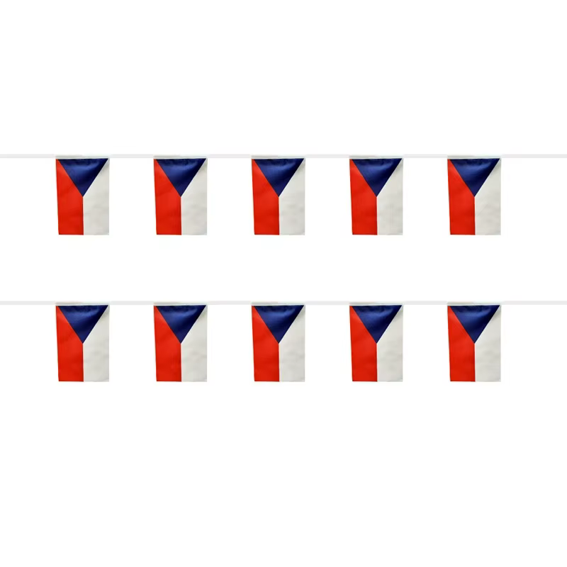 Bandera de la República Checa 14x21 cm de mano y mesa