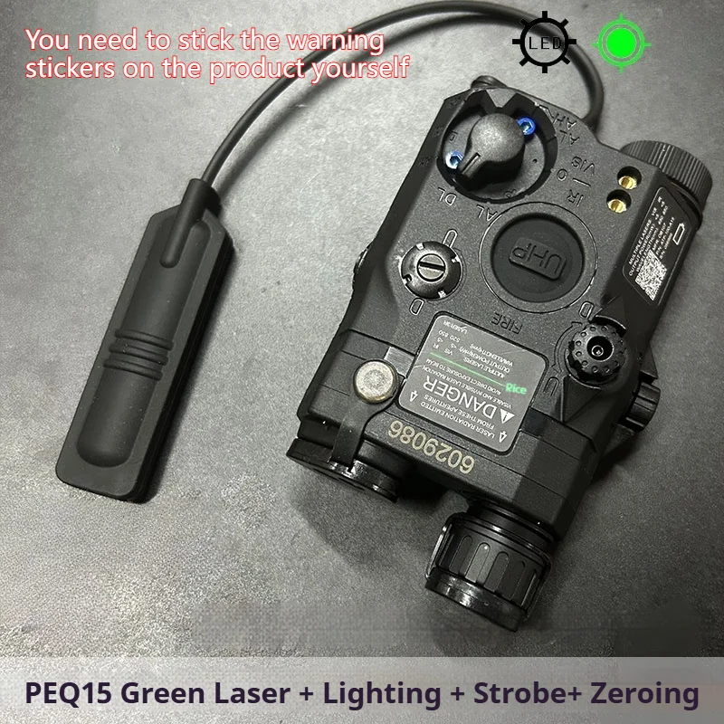 Element PEQ-15 Caja batería táctica con láser IR y estroboscopio - imagen 4