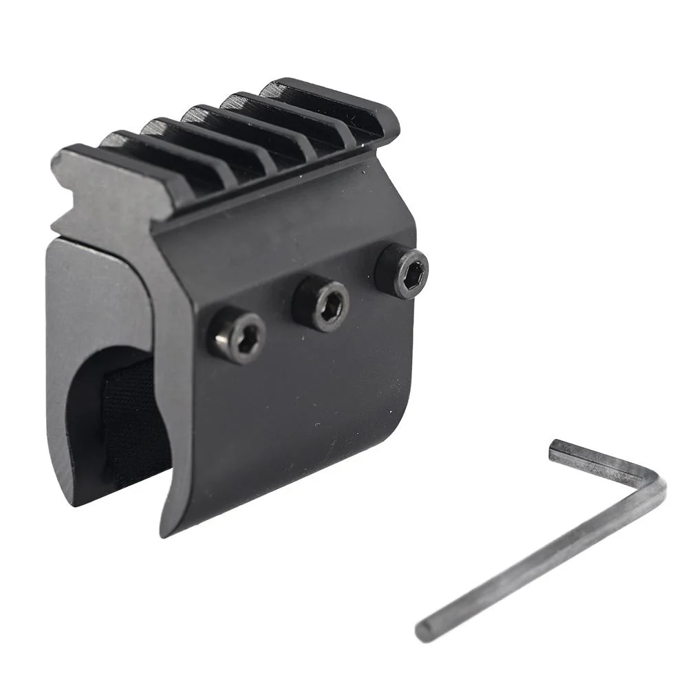 Base de montaje 20 mm Picatinny para óptica y linterna táctica
