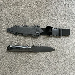 Cuchillo táctico punta de goma para cosplay utilería rol