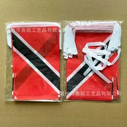 SKY FLAG Banderines Trinidad y Tobago 14x21cm 20uds