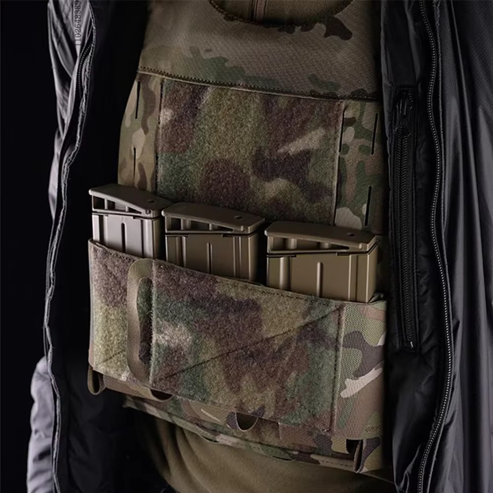 Portacargadores Triple Rifle 7,62 – Accesorio Chaleco Táctico MOLLE - imagen 5