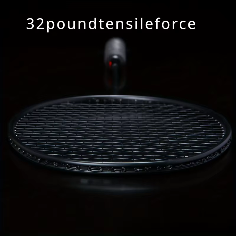 Raqueta bádminton fibra de carbono ligera con protector adhesivo - imagen 3