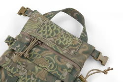 Bolsa Táctica Tipo Canguro MOLLE ligera para mochila utilitaria
