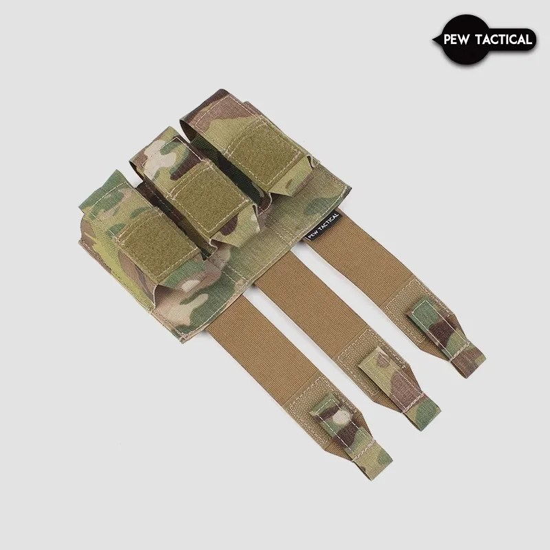 Bolsa táctica MOLLE para flashbang PEW TACTICAL con tapa abatible - imagen 2
