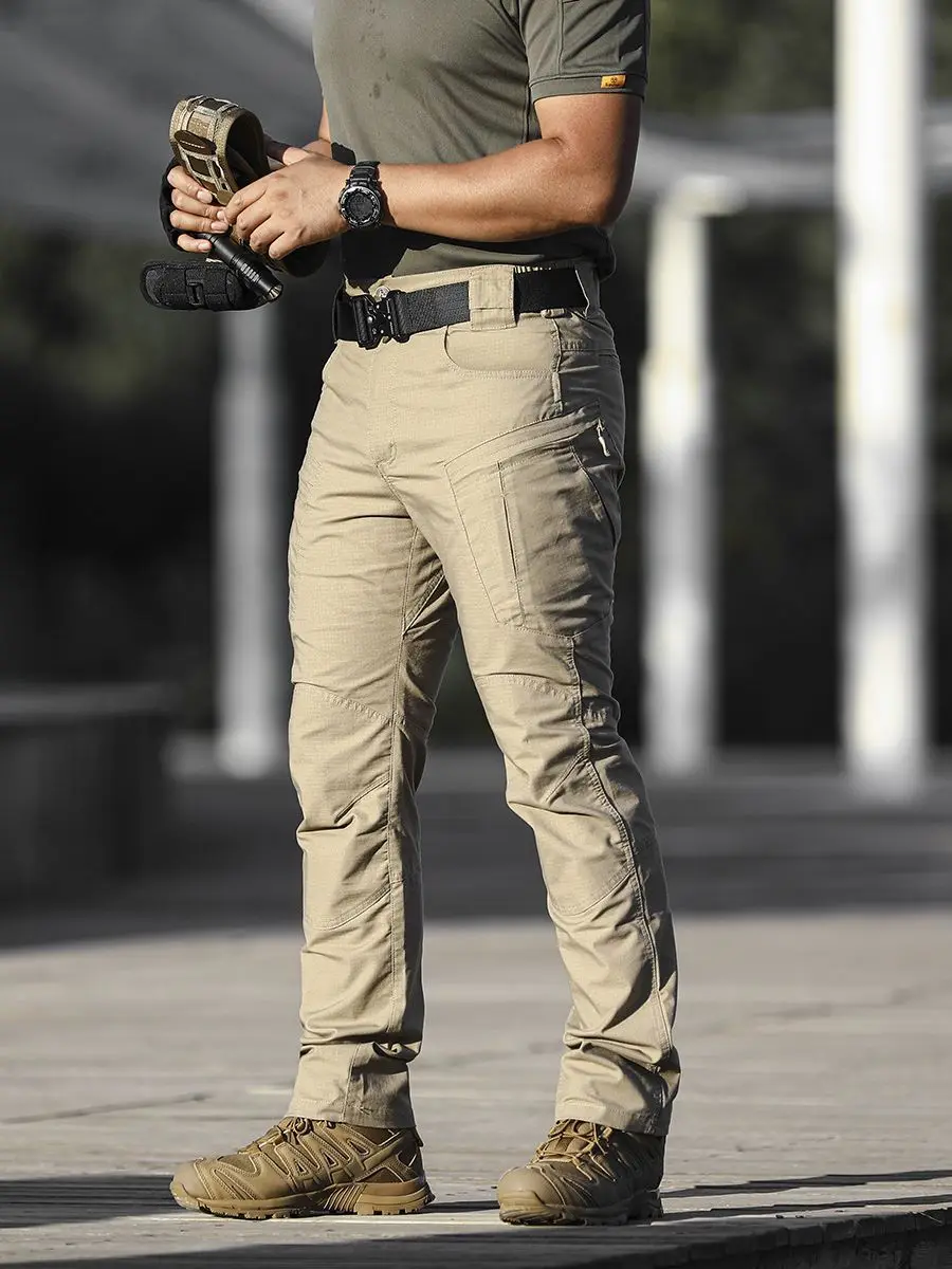 Tom X5 pantalones tácticos hombre holgados bolsillos resistentes - imagen 3
