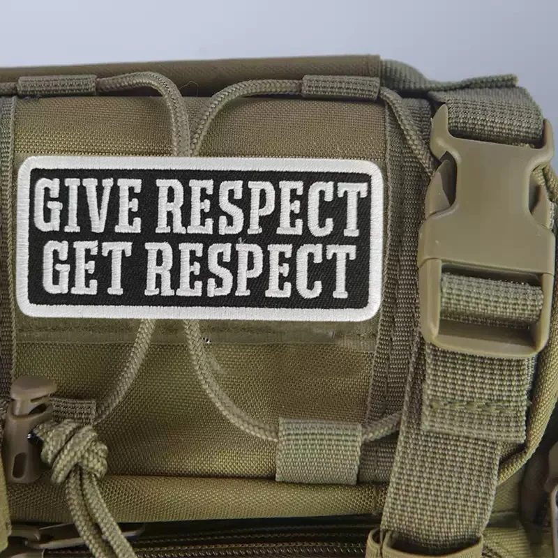Parche bordado militar con velcro gancho y bucle para mochila - imagen 3