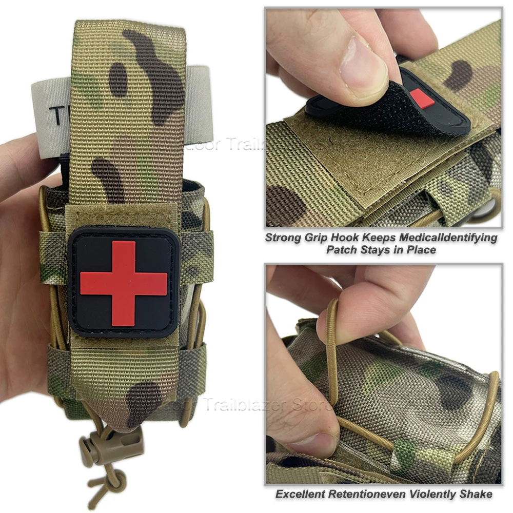 Bolsa táctica torniquete MOLLE con soporte de despliegue rápido - imagen 3