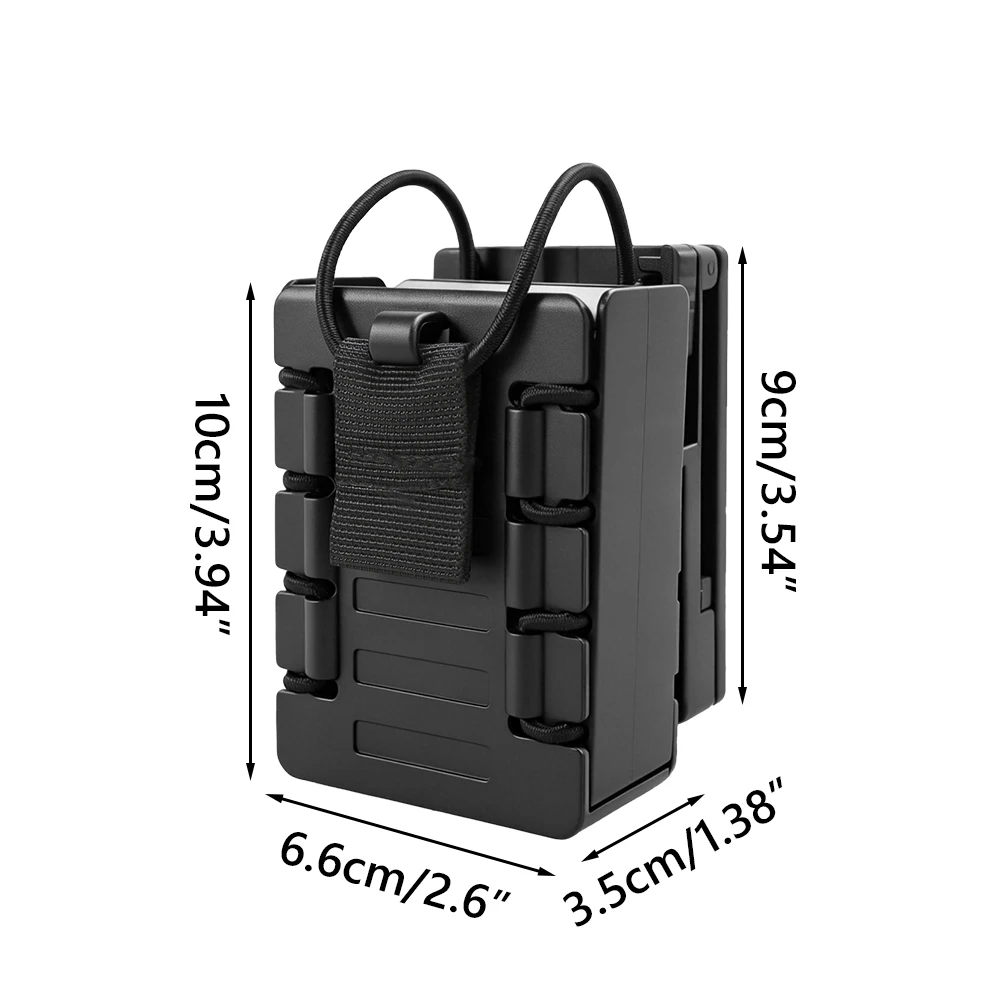 Soporte MOLLE y cierre/ajuste para chaleco o mochila