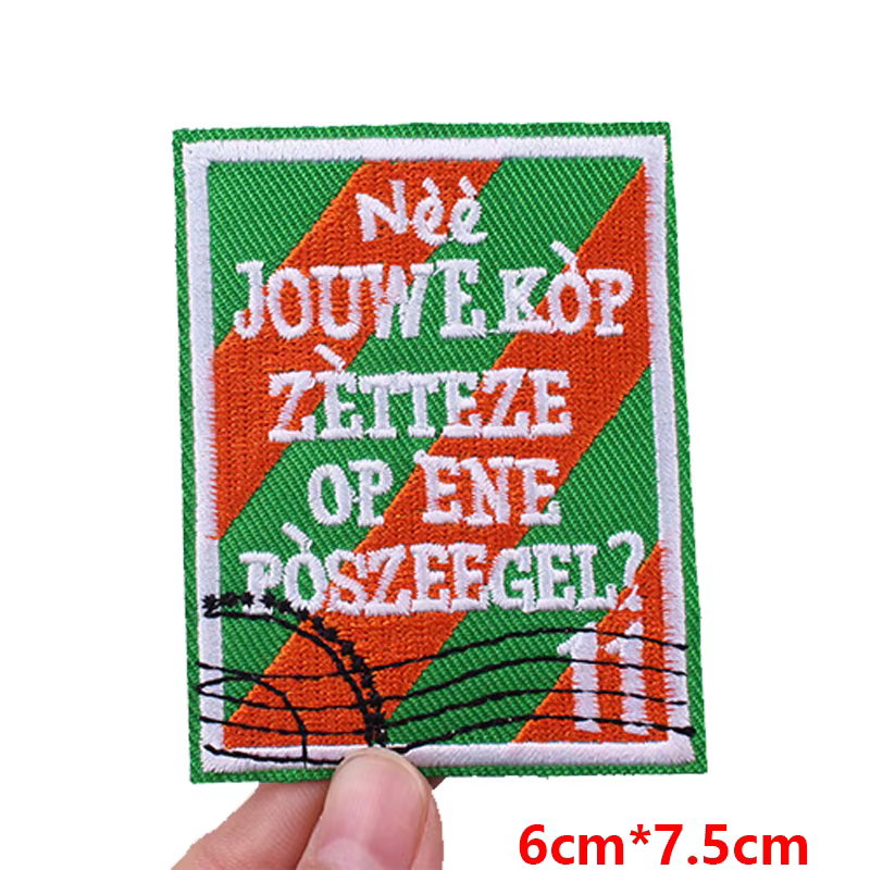 Parche bordado Kruikenstad carnaval Países Bajos emblema festivo - imagen 5