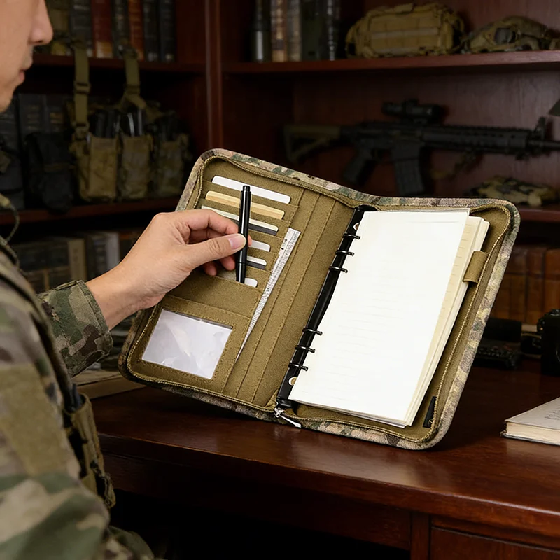 Libreta táctica camuflaje con anillas y cubierta Oxford - imagen 3