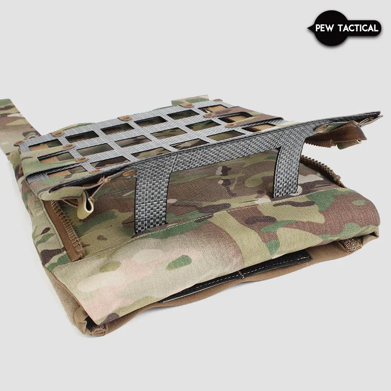 PEW Tactical Panel MOLLE trasero Ferro FCPC V5 con cremallera Coyote - imagen 5