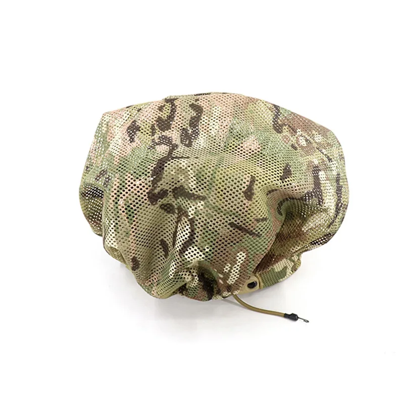 Funda de casco camuflaje ajustable para airsoft, caza y juego - imagen 5