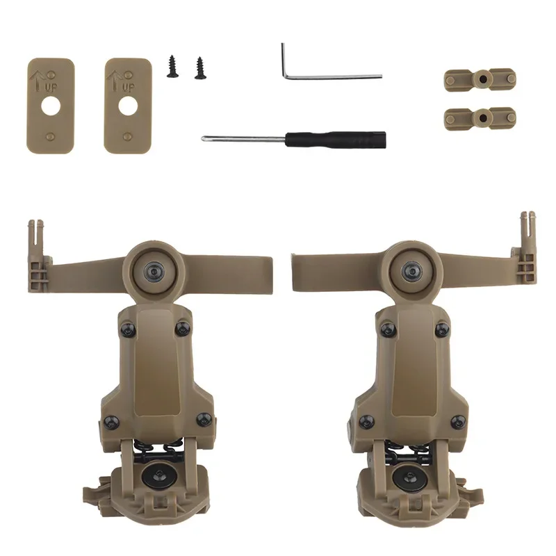 Adaptador montaje rail casco M-LOK para auricular Ops-Core COMTAC3 - imagen 5
