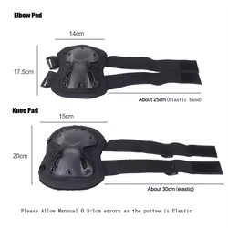 Rodillera táctica antiimpacto protector militar airsoft al aire libre