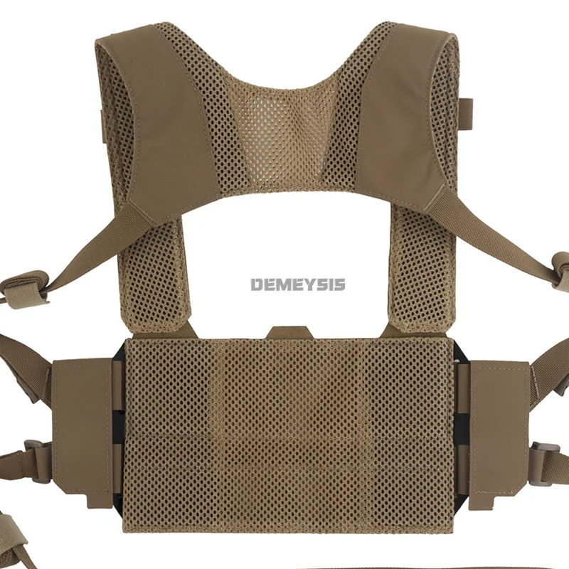 Chaleco táctico MOLLE ligero para airsoft y caza - imagen 3