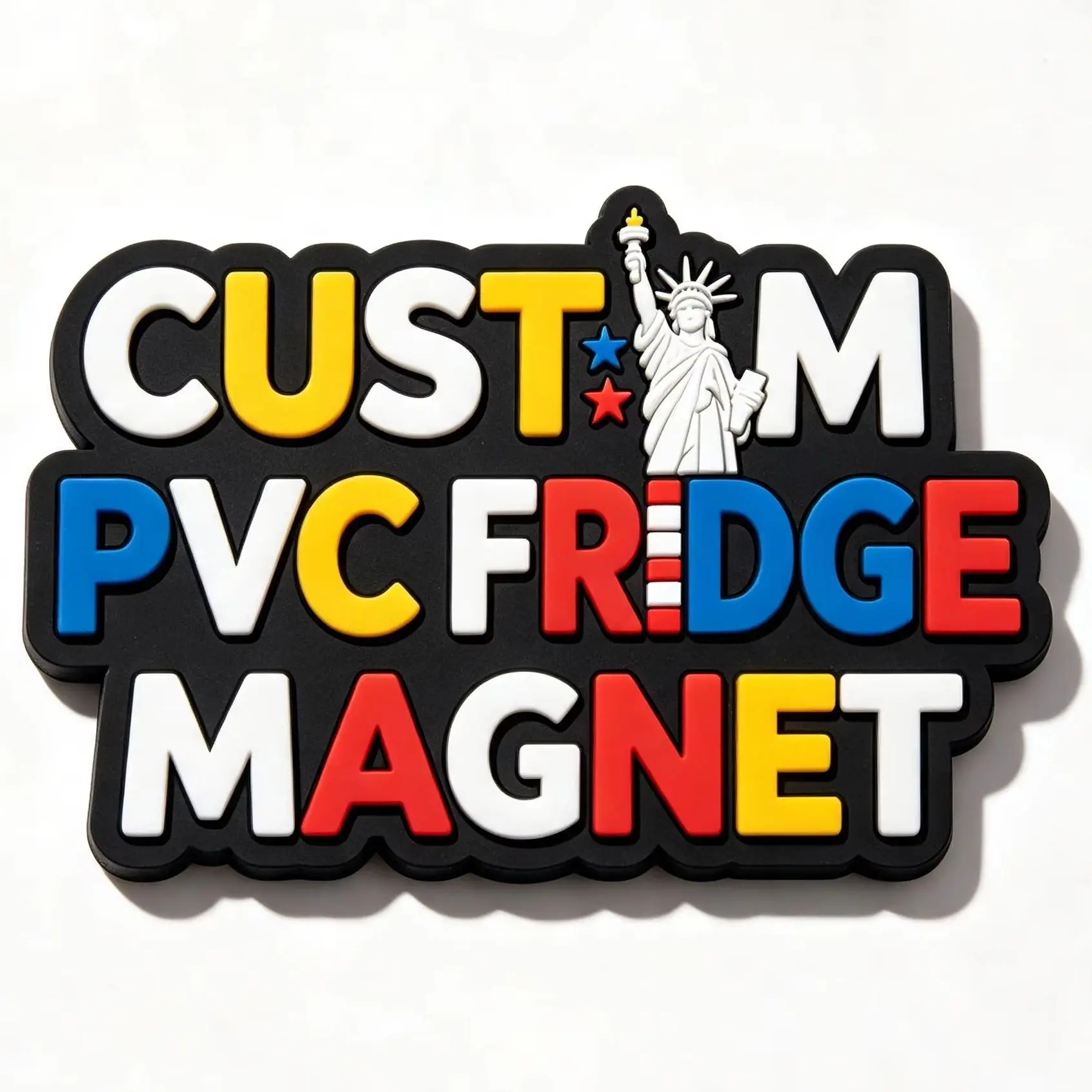 Imán de nevera de PVC personalizado con logotipo 3D - imagen 3