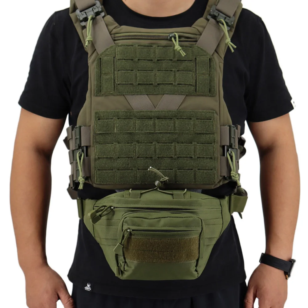VULPO Riñonera Táctica Nylon Ripstop Exterior Senderismo Caza - imagen 4