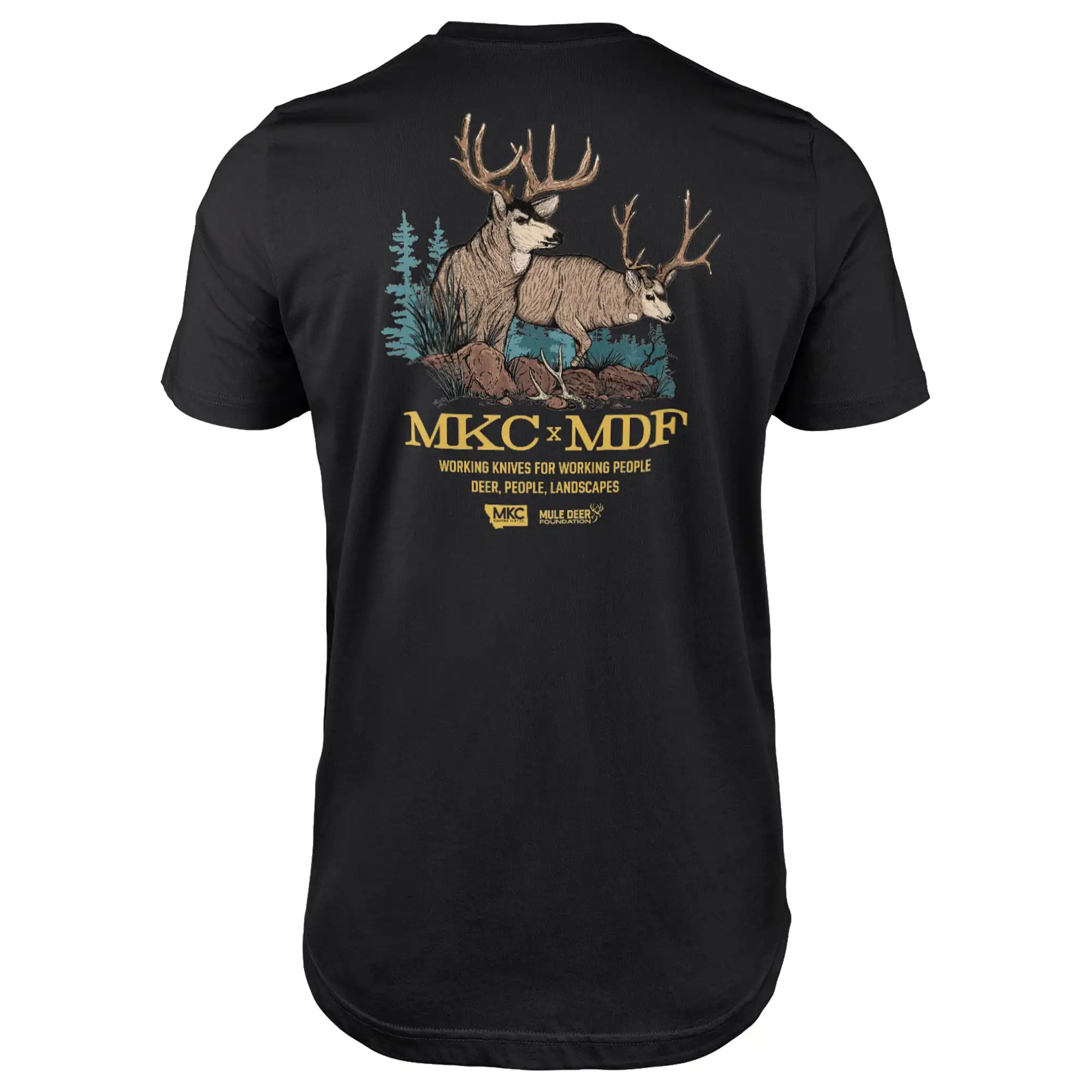 MKC Camiseta táctica unisex MULE DEER Foundation premium urbana - imagen 3