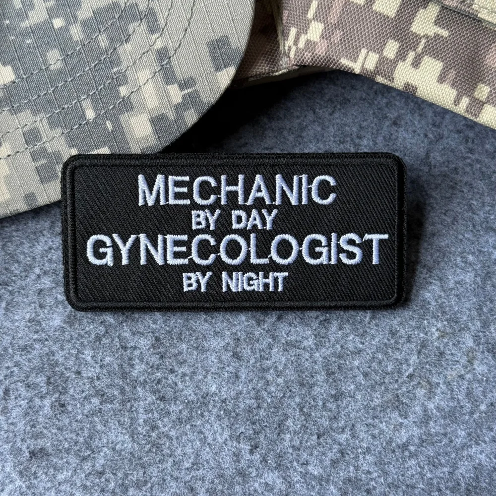 Morale Parche táctico gancho bucle Mecánico día, ginecólogo noche - imagen 3