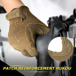 Guantes tácticos antideslizantes de dedo completo para entrenamiento y outdoor
