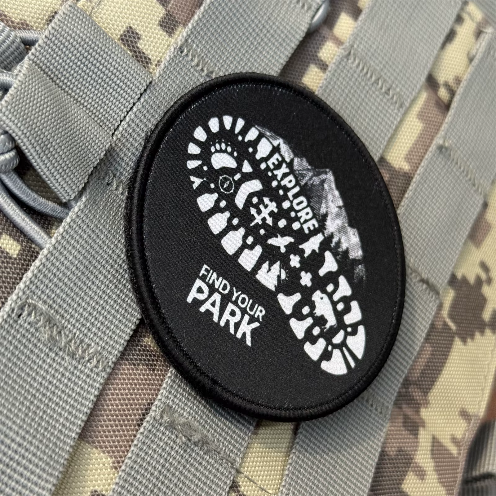 Parche morale táctico con velcro para mochila y chaqueta - imagen 3