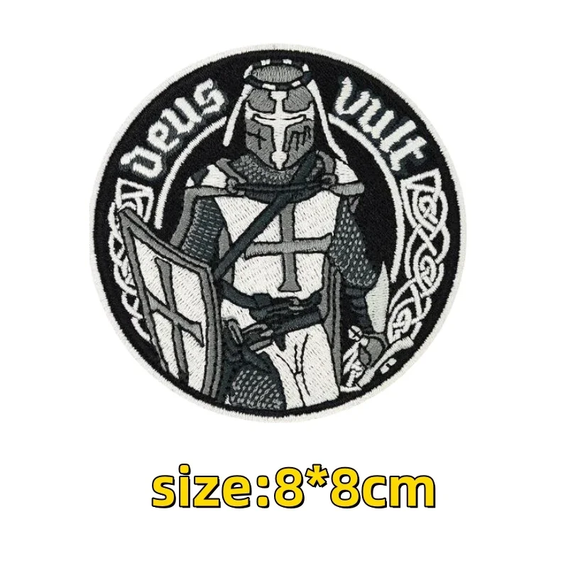 Parche bordado Viking velcro – Insignia táctica para mochila - imagen 5